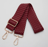 Woven Bag Strap (burgundy)